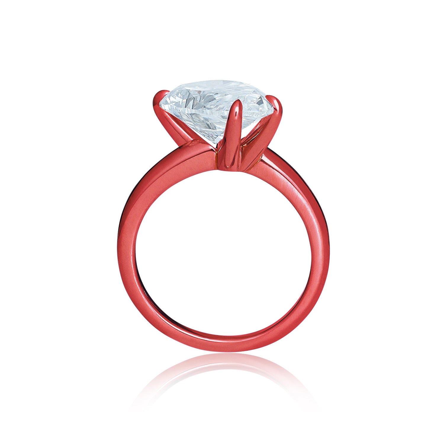 The Off-Axis Pear Diamond Ring