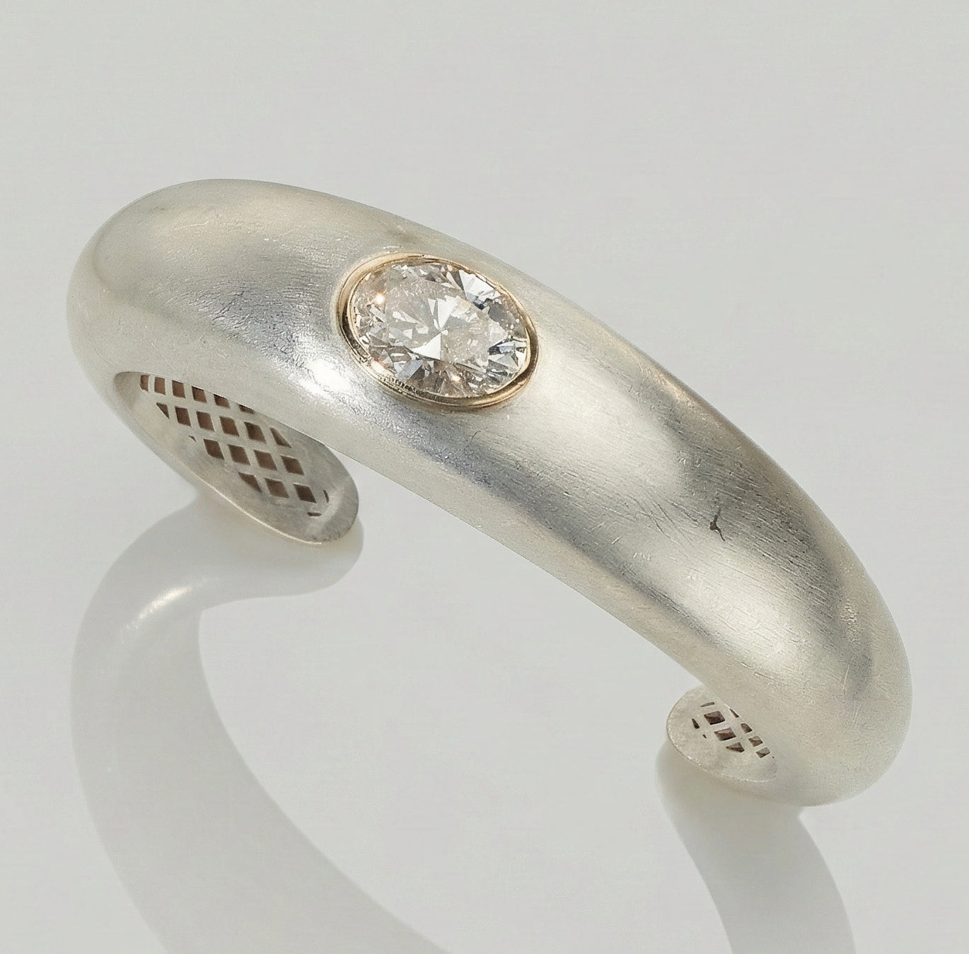 ROMANI SINGLE STONE CUFF IN COLLABORATION WITH LMC FINE JEWELRY