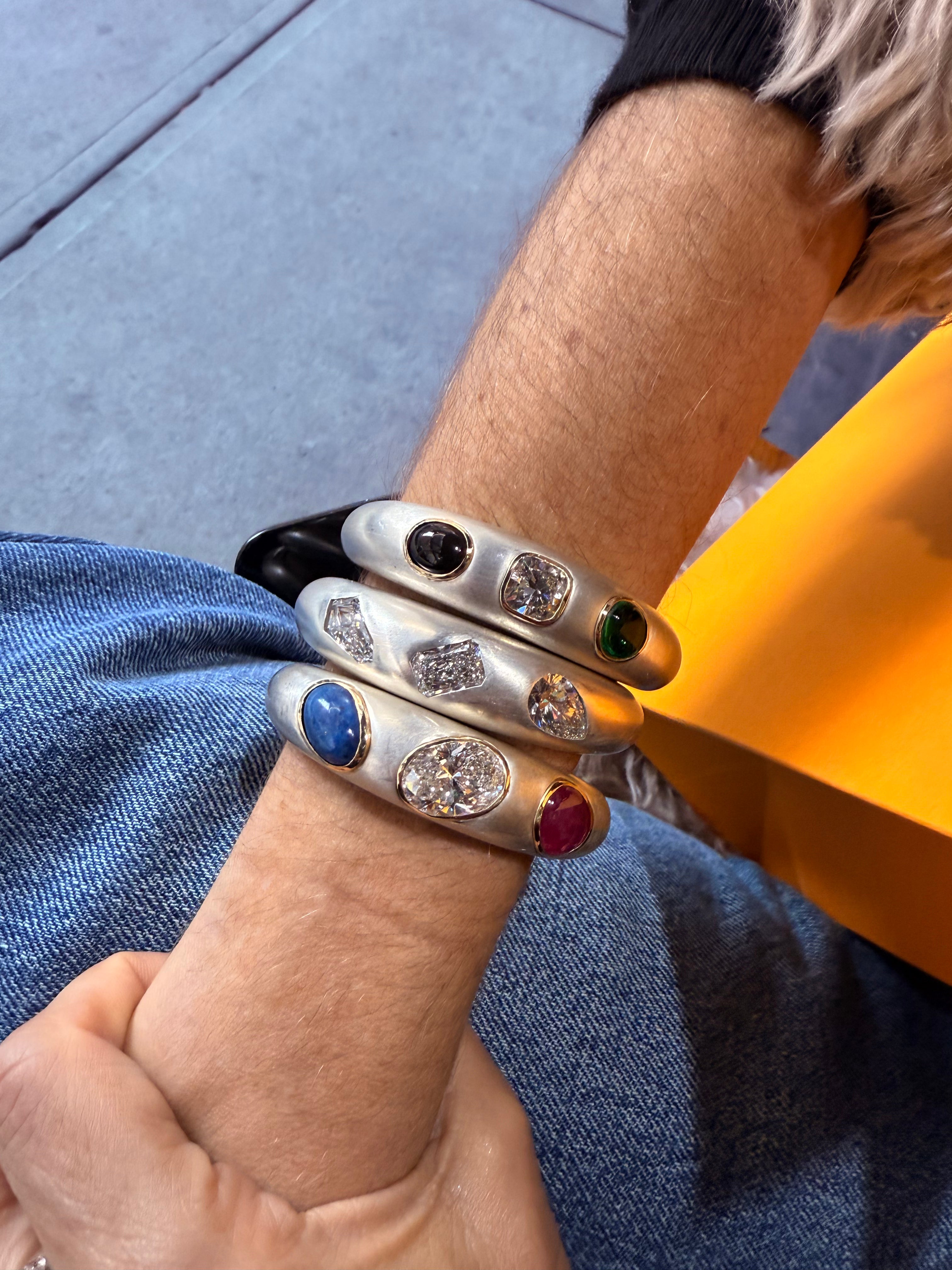 The "Romani" Diamond Cuff in Collaboration with LMC Fine Jewelry