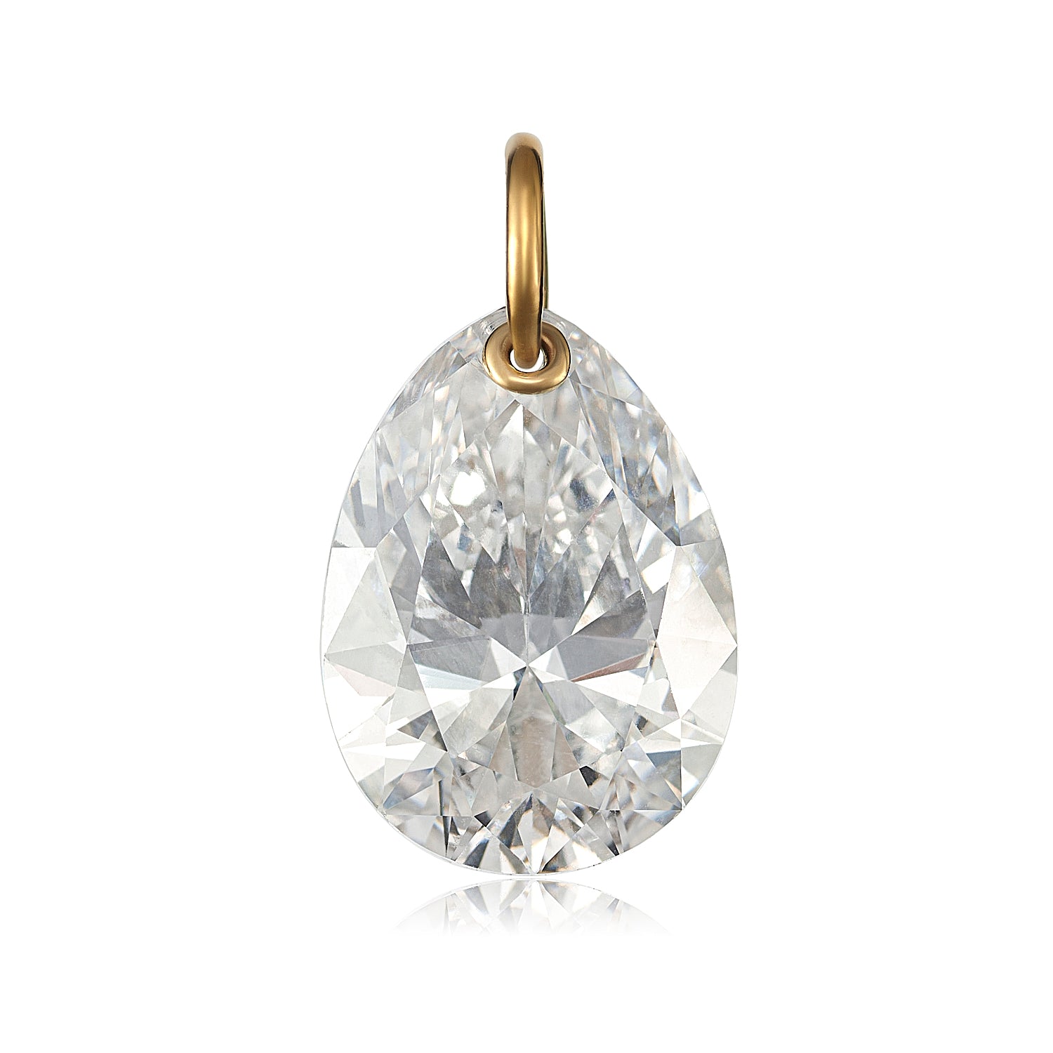 The Punch Diamond Pear Pendant