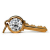The 3.5 CT Round Key Pendant